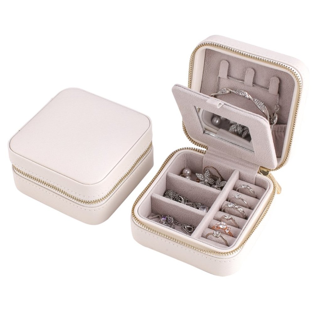 NWT Jewellery Box // White + Mirror